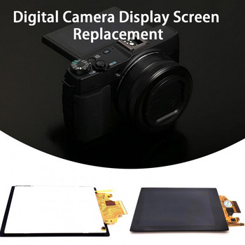 Екран на LCD дисплея на фотоапарата Компактен Лесна работа Ремонт на черен LCD екран на фотоапарата Подмяна