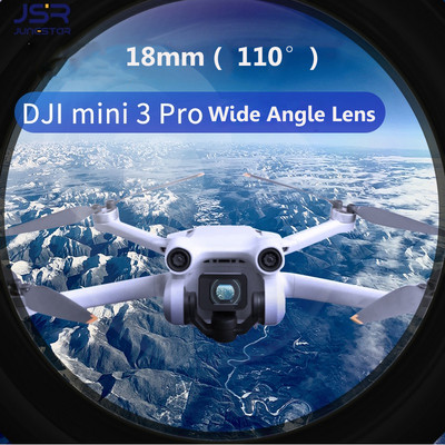 18 мм широкоъгълен филтър на обектива 110 градусов ъгъл, увеличаващ обхвата на снимане, външен обектив за аксесоари за камера за дрон DJI Mini 3 Pro