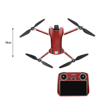 Sunnylife Skin за DJI Mini 3 Pro Стикери Стикери за дистанционно управление Drone Protector Плосък, устойчив на надраскване Аксесоари за DJI Mini3