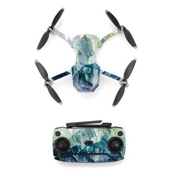 2 стила рок стил стикер на кожата за DJI Mavic Mini Drone и дистанционно управление Decal Винил Skins Cover