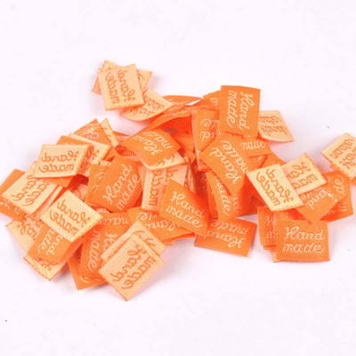 11x15mm Šarene naljepnice Pribor za šivanje Ručno izrađene oznake za odjeću Utisnuta naljepnica sa zastavom za DIY torbe za odjeću Dodaci 100 kom c2393