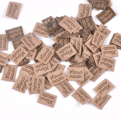 11x15mm Šarene naljepnice Pribor za šivanje Ručno izrađene oznake za odjeću Utisnuta naljepnica sa zastavom za DIY torbe za odjeću Dodaci 100 kom c2393