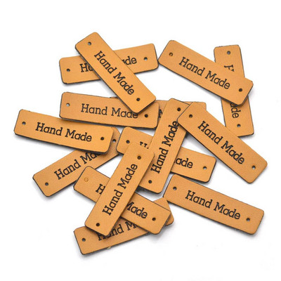 KALASO Nagyker 30db Kézzel készített címkék Címkék Ruházat Ruha PU bőr Kézzel készített Farmer Táskák Cipők Barkács varrás kellékek