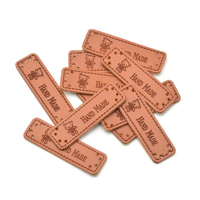 KALASO Nagyker 30db Kézzel készített címkék Címkék Ruházat Ruha PU bőr Kézzel készített Farmer Táskák Cipők Barkács varrás kellékek