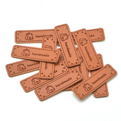 KALASO Nagyker 30db Kézzel készített címkék Címkék Ruházat Ruha PU bőr Kézzel készített Farmer Táskák Cipők Barkács varrás kellékek