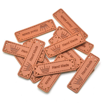 KALASO Nagyker 30db Kézzel készített címkék Címkék Ruházat Ruha PU bőr Kézzel készített Farmer Táskák Cipők Barkács varrás kellékek