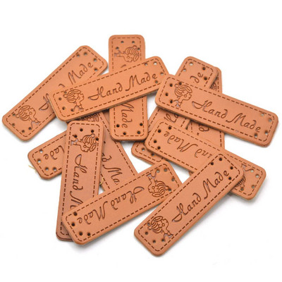 KALASO Nagyker 30db Kézzel készített címkék Címkék Ruházat Ruha PU bőr Kézzel készített Farmer Táskák Cipők Barkács varrás kellékek