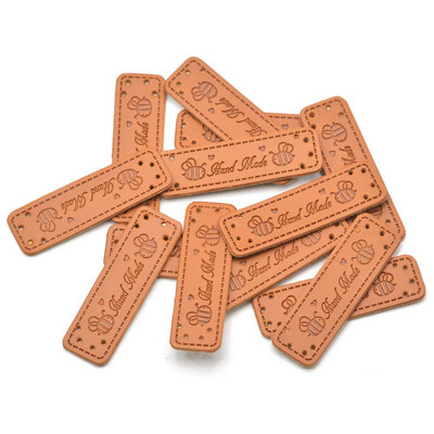 KALASO Nagyker 30db Kézzel készített címkék Címkék Ruházat Ruha PU bőr Kézzel készített Farmer Táskák Cipők Barkács varrás kellékek