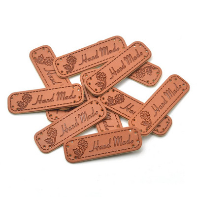 KALASO Nagyker 30db Kézzel készített címkék Címkék Ruházat Ruha PU bőr Kézzel készített Farmer Táskák Cipők Barkács varrás kellékek