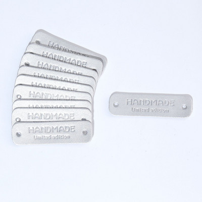 25/50/100 vnt Mažos rankų darbo odinės drabužių etiketės dovanų kepurei Siuvamos odinės etiketės Rankų darbo odinė oda, pasidaryk pats, dekoratyvinės etiketės