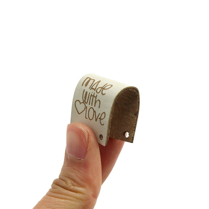 20 vnt. rankų darbo su meilės etiketėmis drabužiams. Odinės etiketės siuvimo reikmenys Rankų darbo etiketės, skirtos audeklinėms kepurėms Mezgimas „pasidaryk pats“