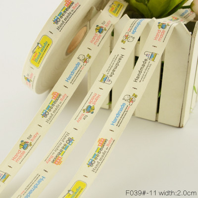 Teramila puuvillased rõivasildid paelad 2 m / partii Etiketid Käsitsi valmistatud DIY õmblemine Käsitöö riided Tekitarvikud 2,5 cm 3 cm 4 cm Laius