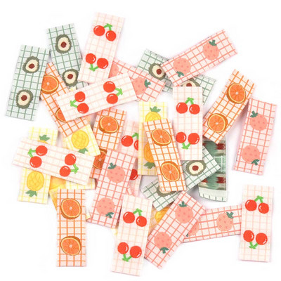 50 kom/lot Naljepnice s voćem iz crtanih filmova Vez naljepnice na tkanini Šivanje odjeće DIY Oznaka zastave za odjeću Dodaci za ručne rukotvorine C2889