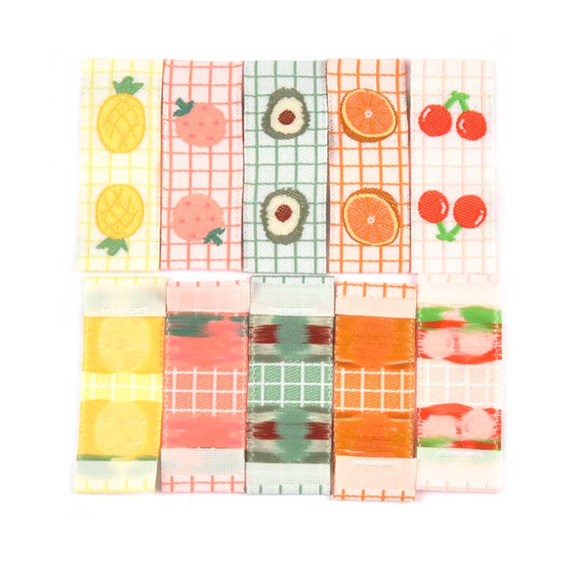 50 kom/lot Naljepnice s voćem iz crtanih filmova Vez naljepnice na tkanini Šivanje odjeće DIY Oznaka zastave za odjeću Dodaci za ručne rukotvorine C2889