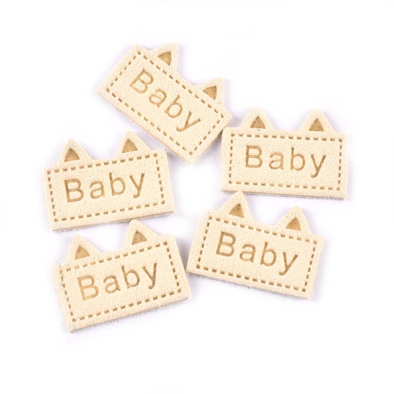 20 komada Mješovite slatke naljepnice za uši Reljefni pribor za odjeću Pribor za šivanje Torbe Oznake Njega Odjevni predmeti Rukotvorine Ručni pribor DIY 19x26 mm