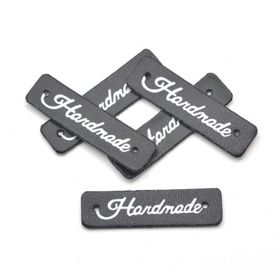 30 db Kézzel készített címkék Címkék Ruha Ruha PU bőr címke kézzel készített farmertáskák barkácsolás kézműves kötés varrás kellékek