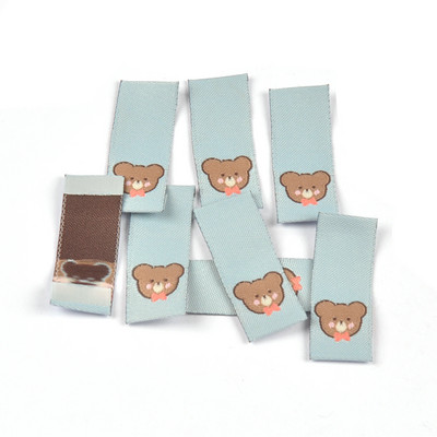 50gab. jauktas multfilmas dzīvnieki Izšūšanas etiķetes apģērba šūšanai, rokām darināti aksesuāri, apģērbi, etiķetes, kopšanas somas Logotips.