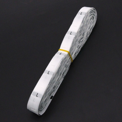 500 vnt Dydžio etiketės Juoda balta medvilnė etiketės Austos etiketės drabužiams Audiniai Drabužių siuvimo priedai XS SML XL 2XL 3XL 4XL