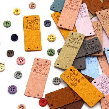 20 τμχ Brid Hang Tags για χειροποίητη ετικέτα για ρούχα Kawaii Animal Leather Label Ετικέτες για καπέλα Πλεκτό ντεκόρ Αξεσουάρ ραπτικής