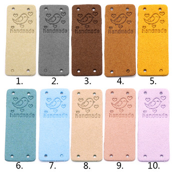 20 τμχ Brid Hang Tags για χειροποίητη ετικέτα για ρούχα Kawaii Animal Leather Label Ετικέτες για καπέλα Πλεκτό ντεκόρ Αξεσουάρ ραπτικής