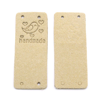 20 vnt. Brid Kabančios etiketės Rankų darbo Etiketė Drabužiams Kawaii Animal Leather Etikečių etiketės Kepurėms Megzti Dekoro Siuvimo Priedai