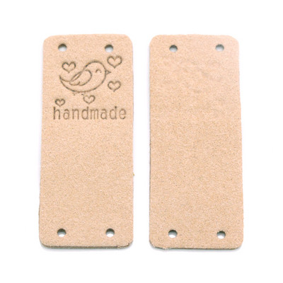 20 vnt. Brid Kabančios etiketės Rankų darbo Etiketė Drabužiams Kawaii Animal Leather Etikečių etiketės Kepurėms Megzti Dekoro Siuvimo Priedai