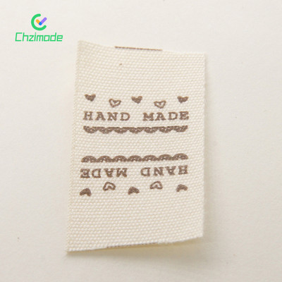 20 KOM. Perive pamučne dvostrane naljepnice Oznake Ručno izrađene presavijene na pola Zakrpe za šivanje odjeće Aplicirana značka DIY pribor za rukotvorine