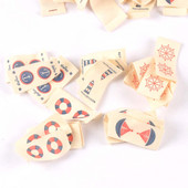 50 vnt Mix Beige Spausdintos austinės etiketės Drabužių priežiūrai Etiketės siuvimo reikmenys Batai Krepšys Plaunamas drabužių etiketės „Pasidaryk pats“ aksesuaras c2394