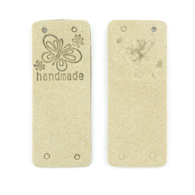 20 kom kožne etikete leptir ručno izrađene etikete za odjeću ručno izrađene oznake ukrasne kape poklon vrećica šivaća oznaka pribor za pletenje