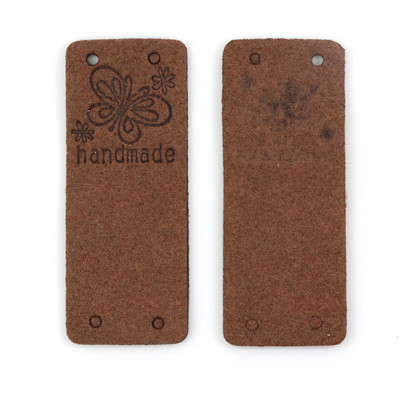 20 kom kožne etikete leptir ručno izrađene etikete za odjeću ručno izrađene oznake ukrasne kape poklon vrećica šivaća oznaka pribor za pletenje