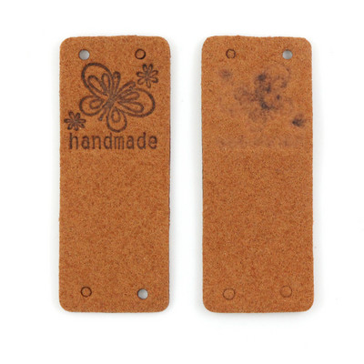 20 kom kožne etikete leptir ručno izrađene etikete za odjeću ručno izrađene oznake ukrasne kape poklon vrećica šivaća oznaka pribor za pletenje