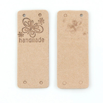 20 kom kožne etikete leptir ručno izrađene etikete za odjeću ručno izrađene oznake ukrasne kape poklon vrećica šivaća oznaka pribor za pletenje