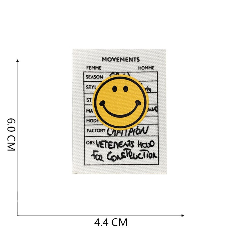 8kom ručno izrađenih naljepnica za odjeću izrađenih s pamučnim oznakama ručno izrađenih naljepnica za diy šešire Oznake za pletenje Dodaci za šivanje