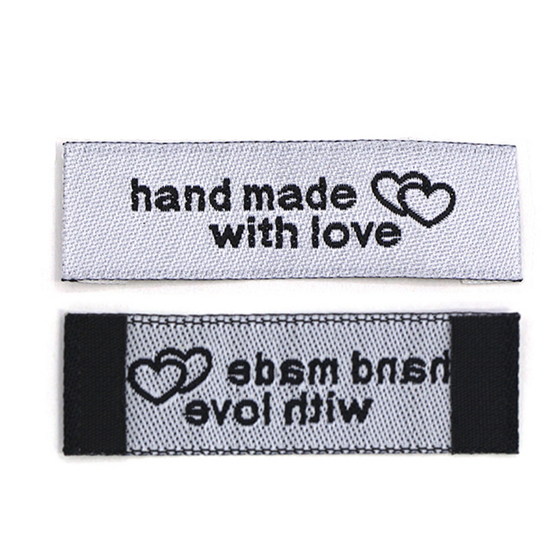 20tk Sildid Sildid Käsitsi valmistatud armastusega Silt Puuvillane Kootud Riided Silt Voldik Käsitsi valmistatud Sildid mütsi/korvi/salli õmblemise tarvikud