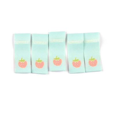 50 vnt. Ledai/braškių siuvinėjimas Drabužių etiketės siuvimui Kepurės Krepšiai Reikmenys „Pasidaryk pats“ amatai Priedai Megztos etiketės c3612