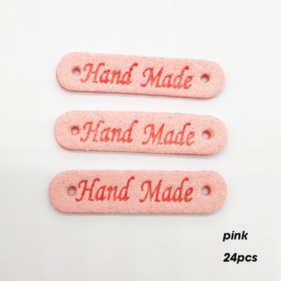 8 parinktys Mažos rankų darbo odinės etiketės drabužiams Dovanų kepurė Siuvimo spalvos Odinės etiketės Rankų darbo odinės odos dekoratyvinės etiketės
