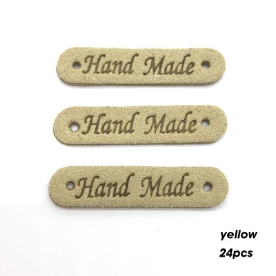 8 parinktys Mažos rankų darbo odinės etiketės drabužiams Dovanų kepurė Siuvimo spalvos Odinės etiketės Rankų darbo odinės odos dekoratyvinės etiketės