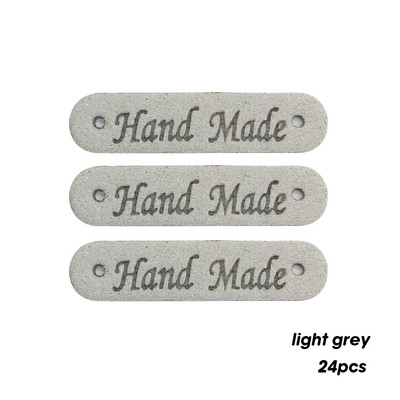 8 parinktys Mažos rankų darbo odinės etiketės drabužiams Dovanų kepurė Siuvimo spalvos Odinės etiketės Rankų darbo odinės odos dekoratyvinės etiketės