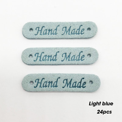 8 parinktys Mažos rankų darbo odinės etiketės drabužiams Dovanų kepurė Siuvimo spalvos Odinės etiketės Rankų darbo odinės odos dekoratyvinės etiketės