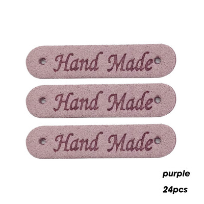 8 parinktys Mažos rankų darbo odinės etiketės drabužiams Dovanų kepurė Siuvimo spalvos Odinės etiketės Rankų darbo odinės odos dekoratyvinės etiketės