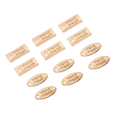 50pcs Handmade Craft Garment Decoration For Metal Labels DIY Sewing Women Bags Tags Accessories Supplies