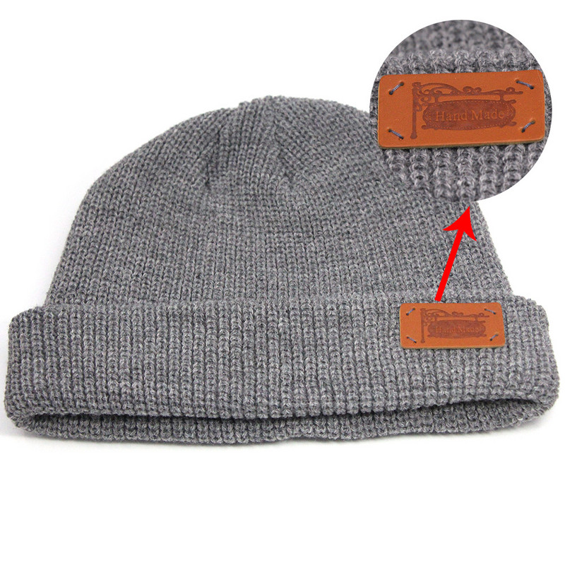 PU odos etiketės siuvimo reikmenims Rankų darbo etiketės 20*40MM rudos etiketės Rankų darbo drabužiams Kepurės DIY Rankdarbiai