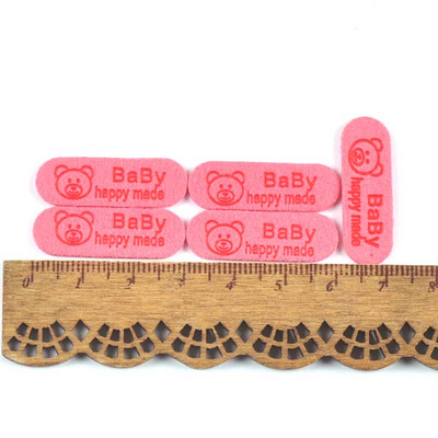 50 komada Ručno izrađene etikete s uzorkom medvjeda Oznake Odjeća Ručno izrađene etikete od PU kože Uradi sam šeširi Torbe Oznake za šivanje Odjevni dodaci cp3509