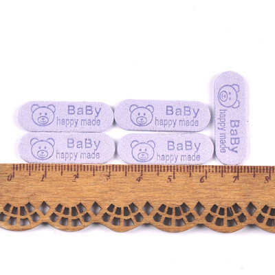 50 komada Ručno izrađene etikete s uzorkom medvjeda Oznake Odjeća Ručno izrađene etikete od PU kože Uradi sam šeširi Torbe Oznake za šivanje Odjevni dodaci cp3509