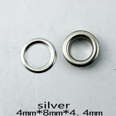 JYMISS 400set 4mm*8mm*4,4mm Antikvariniai sidabriniai metaliniai vario kilpos sagos drabužių aksesuarai rankinės radiniai NEMOKAMAS PRISTATYMAS