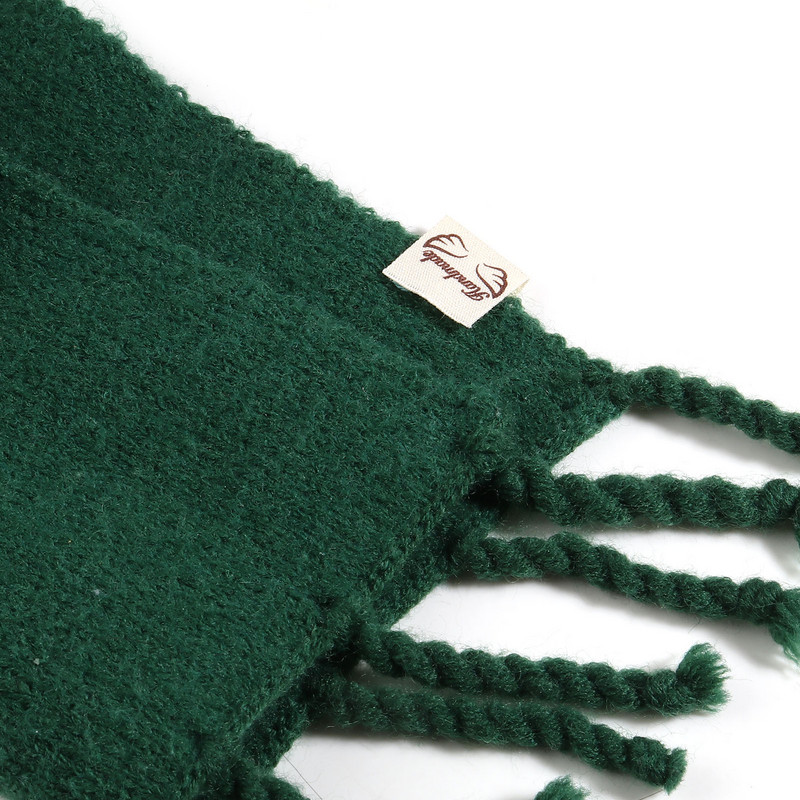 100 komada Ručno izrađeno s ljubavnim oznakama Pravokutni uzorak krila Poliesterske sklopive platnene naljepnice za pletene šešire Tkana oznaka za šivanje odjeće