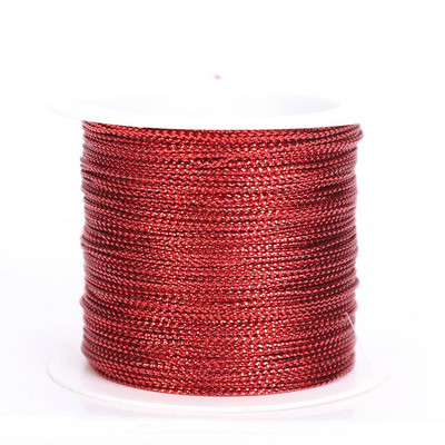 20 m-es csillogó drót arany ezüst színű kötél kerek címke cérna zsinór ajándék csomagoló zsinór barkács ékszer készítés ruha buli dekoráció