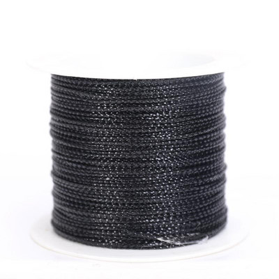 20 m-es csillogó drót arany ezüst színű kötél kerek címke cérna zsinór ajándék csomagoló zsinór barkács ékszer készítés ruha buli dekoráció