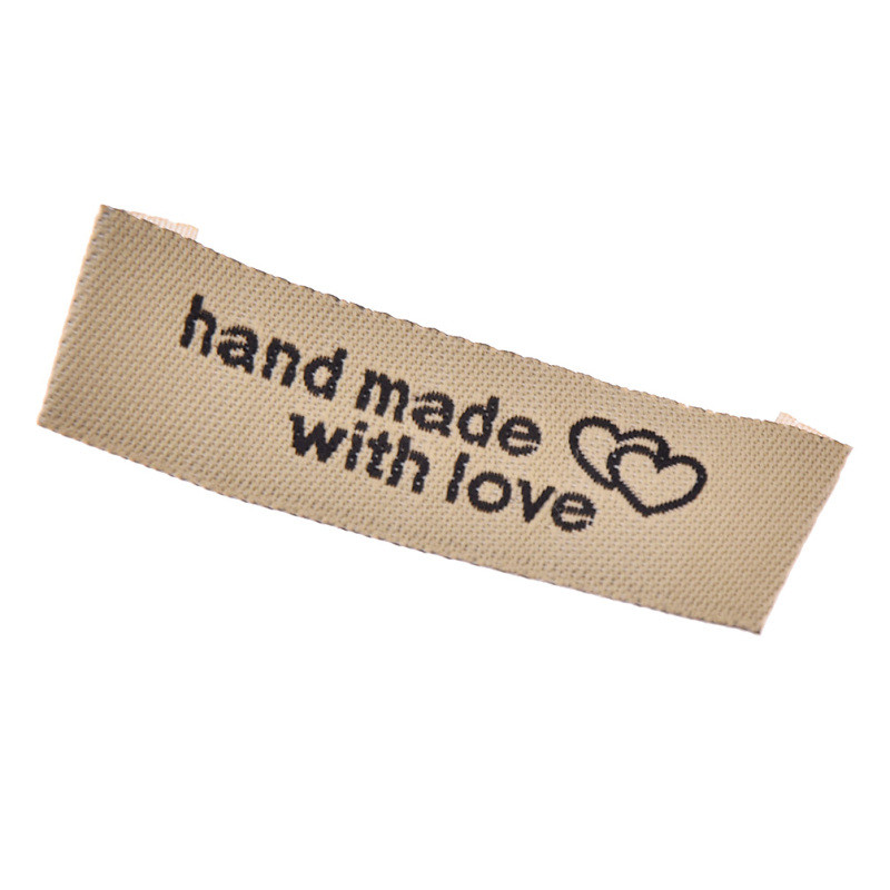 50 buc/pachet etichete țesute din pânză lavabilă pentru îmbrăcăminte, accesorii pentru matlasare, fabrică, acasă, colecție Colthes