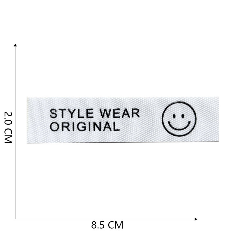 8Pcs/Lot Ručno izrađene naljepnice za odjeću izrađene s pamučnim oznakama Ručno izrađene naljepnice za Diy šešire Pribor za šivanje